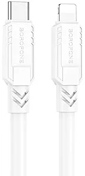 Кабель Borofone BX81 Goodway USB Type-C - Lightning 20w 3a 1м PD сable White - фото Кабель Borofone BX81 Goodway USB Type-C - Lightning 20w 3a 1м PD сable White