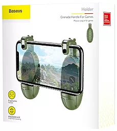 Триггер для телефона Baseus Grenade handle for games Green - миниатюра 4