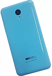 Задняя крышка корпуса Meizu M2 Note со стеклом камеры Blue