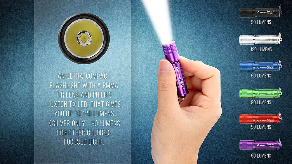 Ліхтарик Olight i3E EOS Синий - фото 9