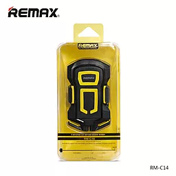 Автодержатель Remax RM-C14 Black/Yellow - миниатюра 5