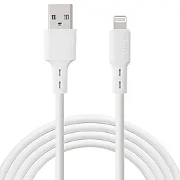 Кабель Glasscove FLEX USB-A - Lightning 12w 2.4a 1м cable White (GF-AL124WH) - фото Кабель Glasscove FLEX USB-A - Lightning 12w 2.4a 1м cable White (GF-AL124WH)