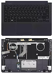 Клавиатура для ноутбука Samsung NP900X3C с подсветкой  Black