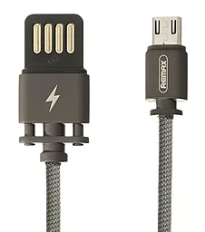 Кабель Remax Dominator USB-A - micro USB 12w 2.4a 1м cable Black (RC-064m) - фото Кабель Remax Dominator USB-A - micro USB 12w 2.4a 1м cable Black (RC-064m)