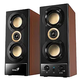 Колонки акустические Genius SP-HF800BT Wood - фото Колонки акустические Genius SP-HF800BT Wood