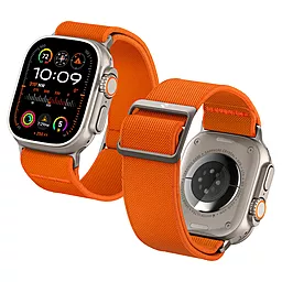 Нейлоновый ремешок Spigen Lite Fit Ultra для Apple Watch 49, 45, 44, 42 mm Orange (AMP05986)