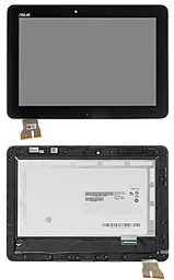 Дисплей для планшету Asus Eee Pad Transformer TF103CG  з тачскріном і рамкою, Black