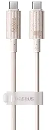 Кабель Baseus Habitat Series USB Type-C - Type-C 100w 5a 1м PD cable Pink (P10360202421-00) - фото Кабель Baseus Habitat Series USB Type-C - Type-C 100w 5a 1м PD cable Pink (P10360202421-00)