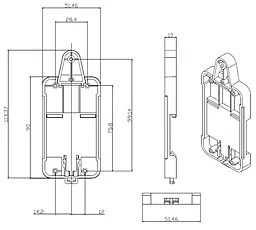 Лоток для DIN-рейки Sonoff DR - миниатюра 6 Лоток для DIN-рейки Sonoff DR - миниатюра 6