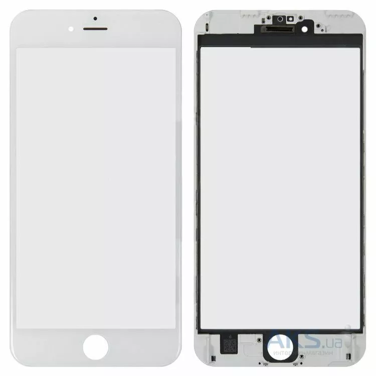 Корпусное стекло дисплея Apple iPhone 6S Plus with frame White - фото 1
