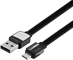 Кабель Remax RC-154a USB-A - Type-C 12w 2.4a 1м cable Black - фото Кабель Remax RC-154a USB-A - Type-C 12w 2.4a 1м cable Black