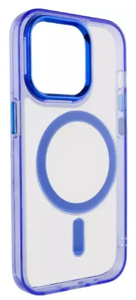Чехол Epik Iris with MagSafe для Apple iPhone 13 Pro Blue - фото 2