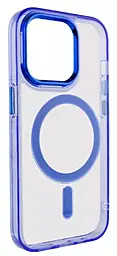 Чехол Epik Iris with MagSafe для Apple iPhone 13 Pro Blue - миниатюра 2 Чехол Epik Iris with MagSafe для Apple iPhone 13 Pro Blue - миниатюра 2
