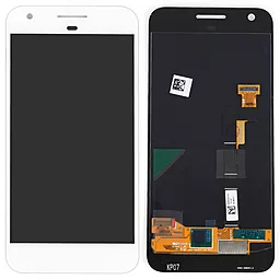 Дисплей Google Pixel 1 с тачскрином, оригинал, White - фото Дисплей Google Pixel 1 с тачскрином, оригинал, White