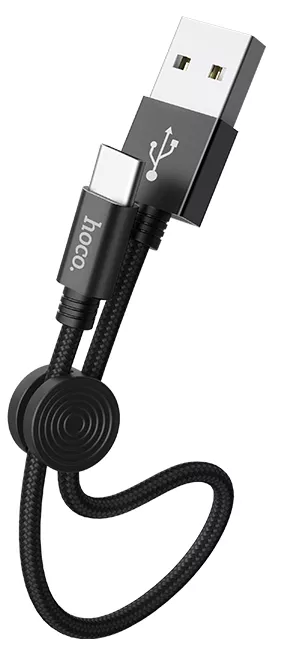 Кабель Hoco X35 Premium Charging USB-A - Type-C 15w 3a 0.25м cable Black - фото 2