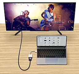 Видео переходник (адаптер) Baseus Lite Series Adapter HDMI - VGA White (WKQX010002) - миниатюра 7