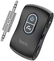Bluetooth адаптер Hoco E73 Pro Journey AUX Audio Receiver/Transmitter BT5.0 Black Star - миниатюра 3