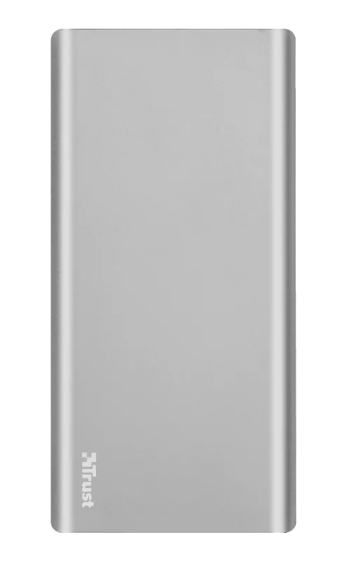 Повербанк Trust Omni thin metal 10000 mAh Silver (22701) - фото 1
