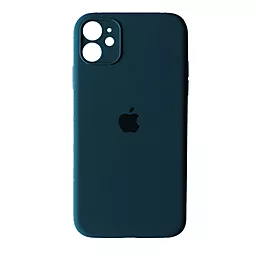 Чехол Silicone Case Full Camera для Apple IPhone 12  abyss blue