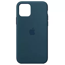 Чехол Silicone Case Full for Apple iPhone 11 Mist Blue
