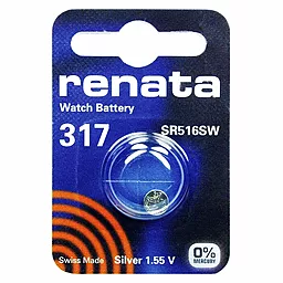 Батарейки Renata SR516SW (317) 1 шт