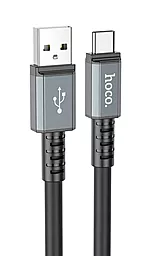 Кабель Hoco X85 Strength USB-A - Type-C 15w 3a 1м cable Black - фото Кабель Hoco X85 Strength USB-A - Type-C 15w 3a 1м cable Black