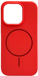 Чехол Silicone Case Full Fine Ring MagSafe для Apple iPhone 13 Pro Max Peach - фото Чехол Silicone Case Full Fine Ring MagSafe для Apple iPhone 13 Pro Max Peach