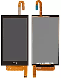 Дисплей HTC Desire 610 с тачскрином, оригинал, Black