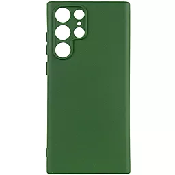 Чохол Lakshmi Cover Full Camera для Samsung Galaxy S22 Ultra  Dark green