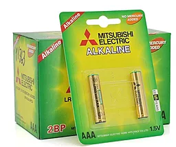 Батарейки Mitsubishi AAA / LR03 Alkaline BL 2шт. 1.5 V