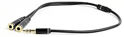 Аудио разветвитель Cablexpert Splitter for Hands free mini Jack 3.5mm M/2xF black (CCA-415M-0.1M) - фото Аудио разветвитель Cablexpert Splitter for Hands free mini Jack 3.5mm M/2xF black (CCA-415M-0.1M)