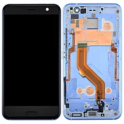 Дисплей HTC U11 (HTV33, 2PZC100, 2PZC5, 601HT) с тачскрином и рамкой, оригинал, Amazing Silver - фото Дисплей HTC U11 (HTV33, 2PZC100, 2PZC5, 601HT) с тачскрином и рамкой, оригинал, Amazing Silver