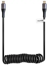Кабель Walker C190 USB Type-C - Type-C 60w 3a 1м PD cable Black - фото Кабель Walker C190 USB Type-C - Type-C 60w 3a 1м PD cable Black