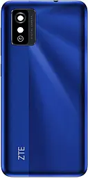 Задняя крышка корпуса ZTE Blade L9 со стеклом камеры Original Blue - фото Задняя крышка корпуса ZTE Blade L9 со стеклом камеры Original Blue