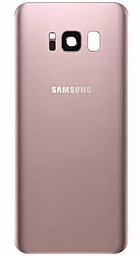 Задняя крышка корпуса Samsung Galaxy S8 Plus G955 со стеклом камеры Original Rose Pink