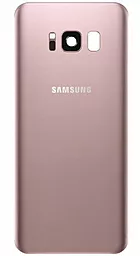 Задняя крышка корпуса Samsung Galaxy S8 Plus G955 со стеклом камеры Original Rose Pink - фото Задняя крышка корпуса Samsung Galaxy S8 Plus G955 со стеклом камеры Original Rose Pink