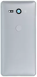 Задняя крышка корпуса Sony Xperia XZ2 Compact H8314 со стеклом камеры Original Silver - фото Задняя крышка корпуса Sony Xperia XZ2 Compact H8314 со стеклом камеры Original Silver