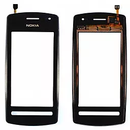 Сенсор (тачскрін) Nokia 600 with frame (original) Black - фото Сенсор (тачскрін) Nokia 600 with frame (original) Black