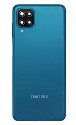Задняя крышка корпуса Samsung Galaxy A12 A125 / Galaxy A12s A127 / Galaxy M12 M125 со стеклом камеры Original Blue