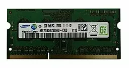 Оперативна пам'ять для ноутбука Samsung SO-DIMM DDR3 2GB 1600 MHz (M471B5773DH0-CK0_)