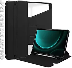 Чохол для планшету BeCover 360° Rotatable для Samsung Galaxy Tab S10 Plus (SM-X820/SM-X826) 12.4" Black (712264) - фото Чохол для планшету BeCover 360° Rotatable для Samsung Galaxy Tab S10 Plus (SM-X820/SM-X826) 12.4" Black (712264)