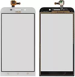 Сенсор (тачскрин) Asus ZenFone 3 Laser ZC551KL White - фото Сенсор (тачскрин) Asus ZenFone 3 Laser ZC551KL White