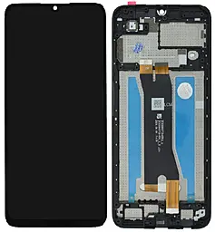 Дисплей ZTE Blade A55 с тачскрином и рамкой, оригинал, Black