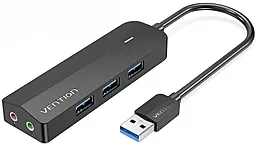 Мультипортовый USB-A хаб Vention 5-in-1 black (CHIBF)