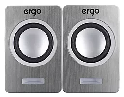 Колонки акустические Ergo S-2049 Silver - фото Колонки акустические Ergo S-2049 Silver