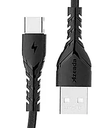 Кабель USB Proda PD-B47a Type-C Cable Black - миниатюра 2