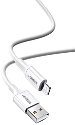 Кабель UGreen US155 USB-A - Lightning 12w 2.4a 2м cable White (20730) - миниатюра 2 Кабель UGreen US155 USB-A - Lightning 12w 2.4a 2м cable White (20730) - миниатюра 2