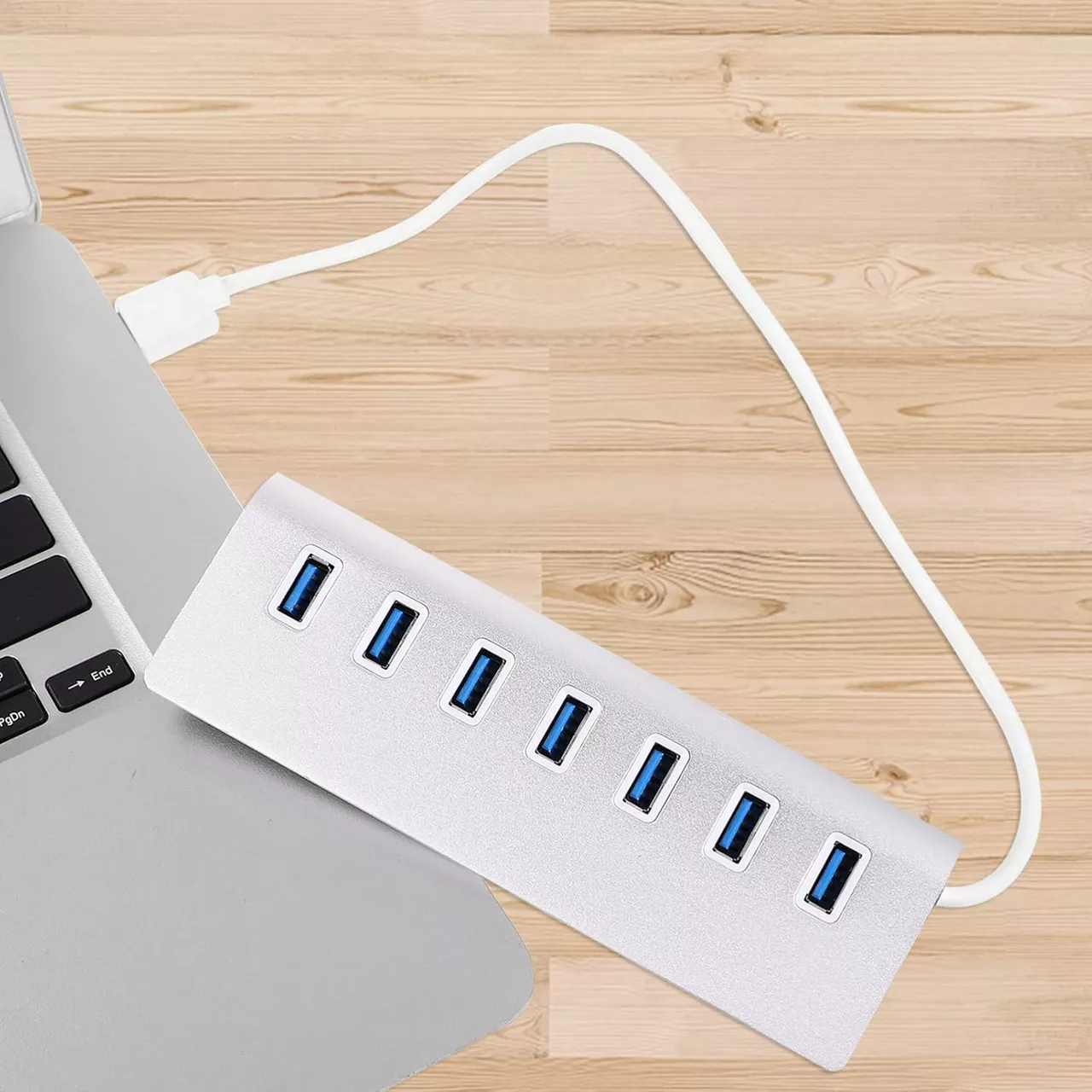 USB хаб EasyLife 7-in-1 gray - фото 6