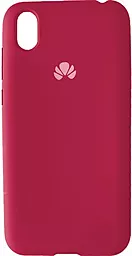 Чехол 1TOUCH Silicone Case Full Huawei Y5 2019 Hot Pink