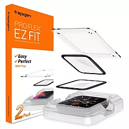 Защитное стекло Spigen для Apple Watch (40mm) - EZ FiT, Pro Flex (упаковка 2шт), (AFL01219)